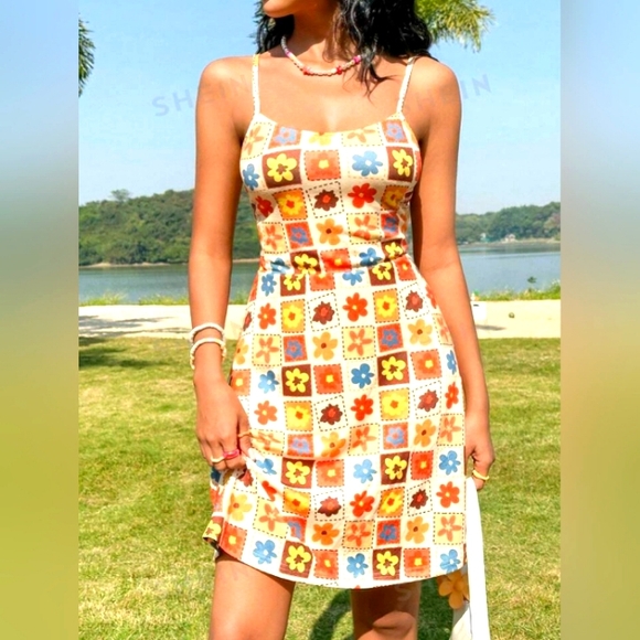 SHEIN Dresses & Skirts - Multi-Color Boho Style Dress